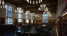 Photo of Life Sciences Library in UT Tower. This was SLHS professor Dr. Natalie Czimskey's favorite place to study as a student. Photo Credit: Poncho Carrillo