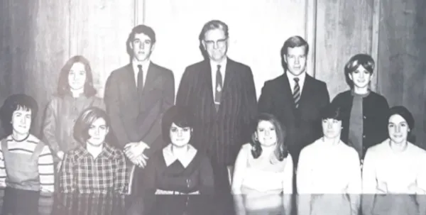 Photo Courtesy of The Cactus Yearbook; Communication Council in 1966